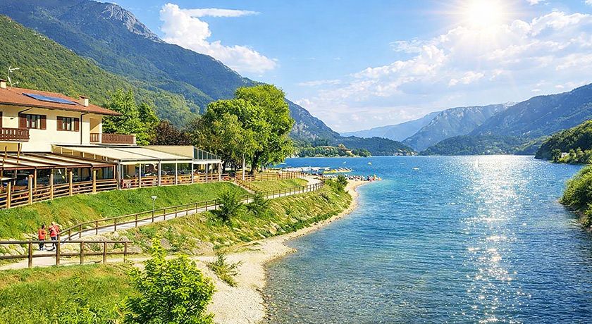 Camping al lago Ledro