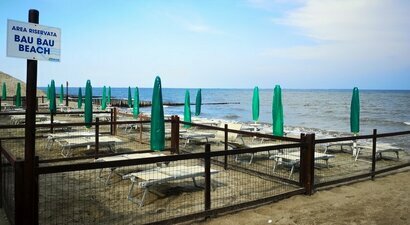 Struttura BAU BAU BEACH AL MARE del Club Village & Hotel Spiaggia Romea