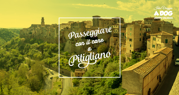 Passeggiare con il cane a Pitigliano