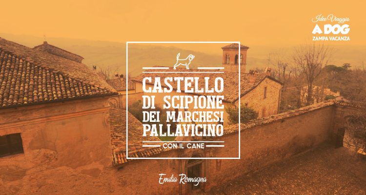 Castello di Scipione dei Marchesi Pallavicino con il cane