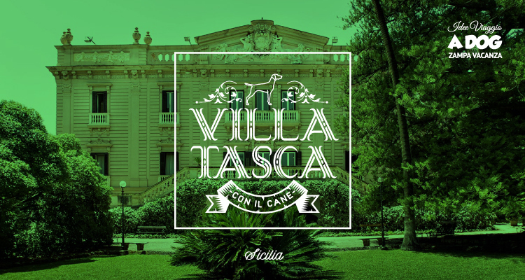 Villa Tasca con il cane