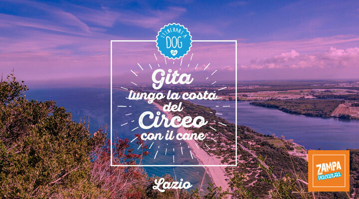 Gita lungo la costa del Circeo con il cane